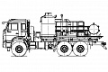 Агрегат для депарафинизации скважин АДПМ 12/150 на шасси КАМАЗ-43118